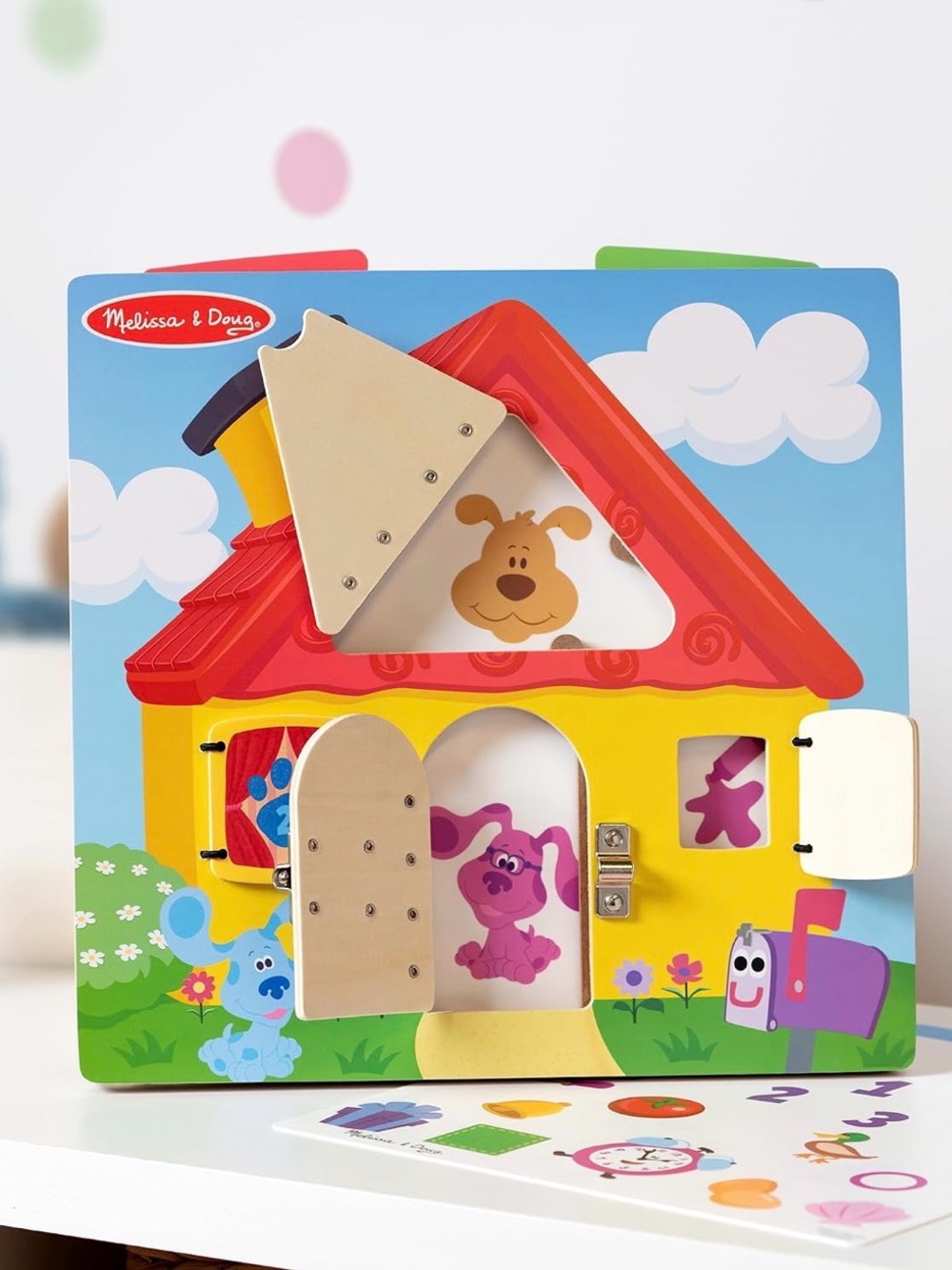NWT Melissa & Doug Blue’s Clues & You! Wooden Activity Board with Clue Cards